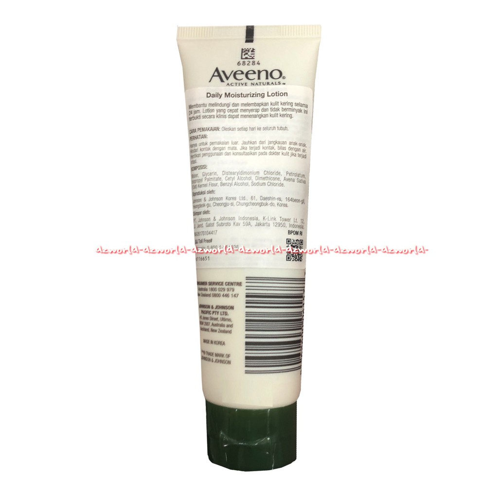 Aveeno Daily Moisturizing Lotion 71ml Soothing Protect Dry Skin Aveno Handbody Afeeno Hand Body Krim Losion Kulit Kering