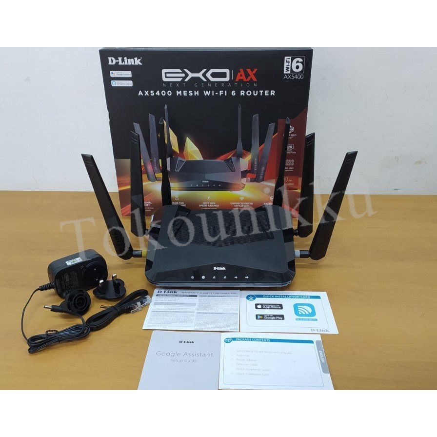 Router D-LINK DIR-X5460 EXO AX AX5400 - DLink DIR X5460 Mesh Wi-Fi 6