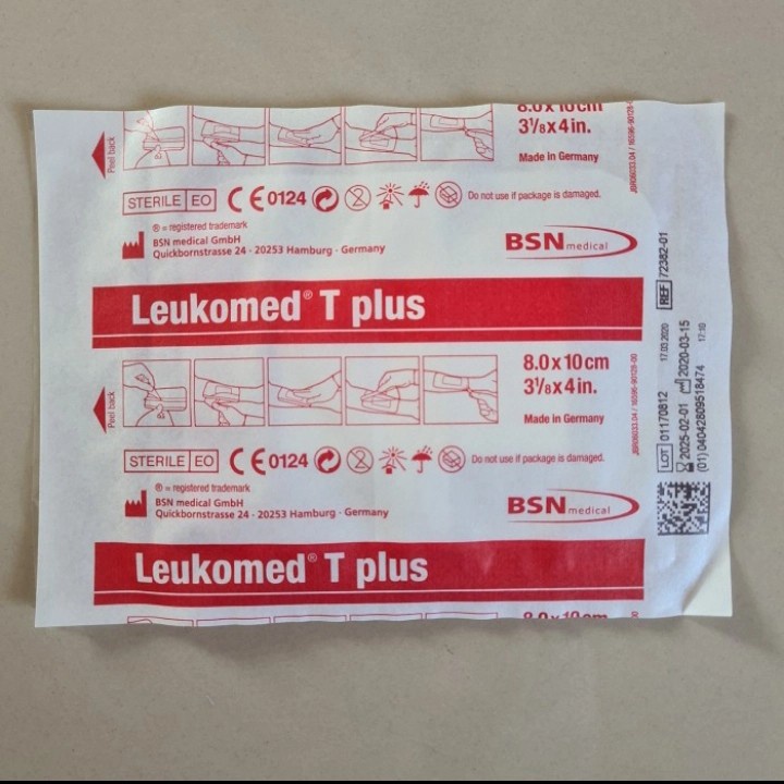 Leukomed T Plus 8x10 cm / Plester Luka Tahan Air 8cm x 10cm BSN