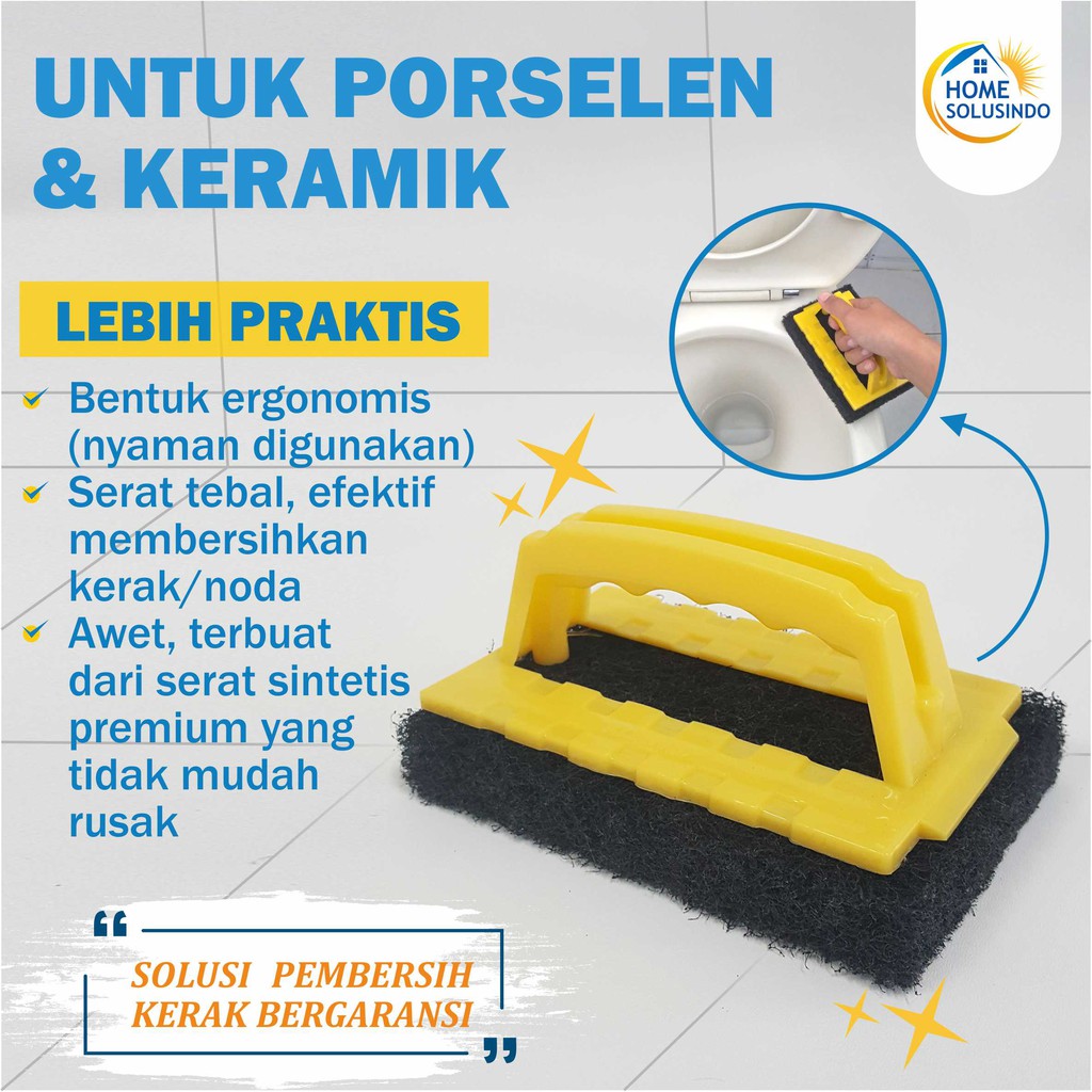 Sikat Keramik Lantai Dinding Kamar Mandi Porselen  Super 