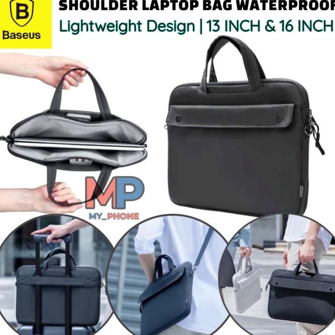 Baseus Laptop Shoulder Bag 16 inch / 13 Inch Tas Macbook Selempang