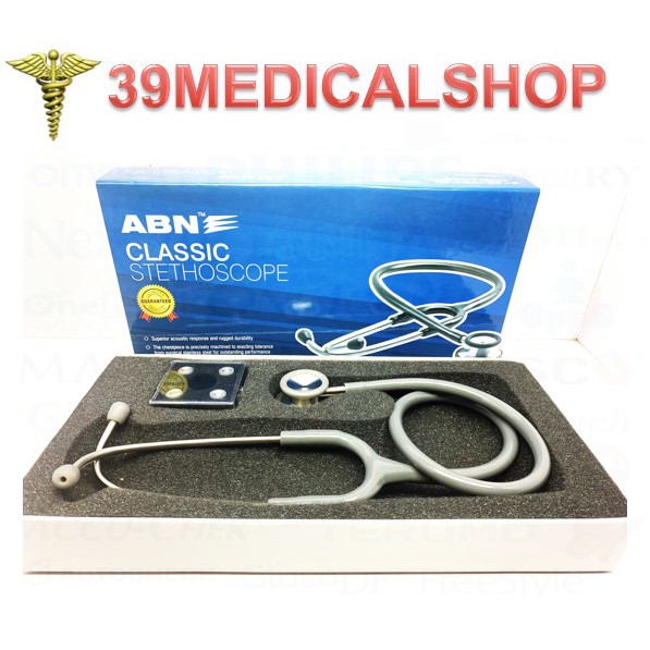 STETOSKOP ABN CLASSIC DEWASA - ABN CLASSIC GREY - ABN CLASSIC BURGUNDY