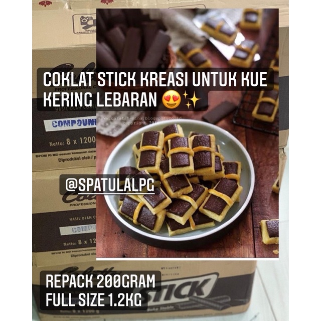 

coklat stick colatta / coklat batang tidak lumer dipanggang