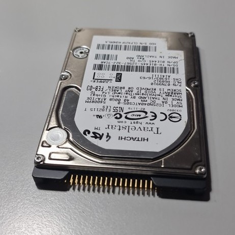 

HARDISK IDE LAPTOP 120 GB