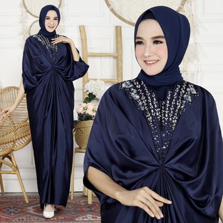 HOPYLOVY - Kaftan Wanita Muslim Bahan Velvet Renata