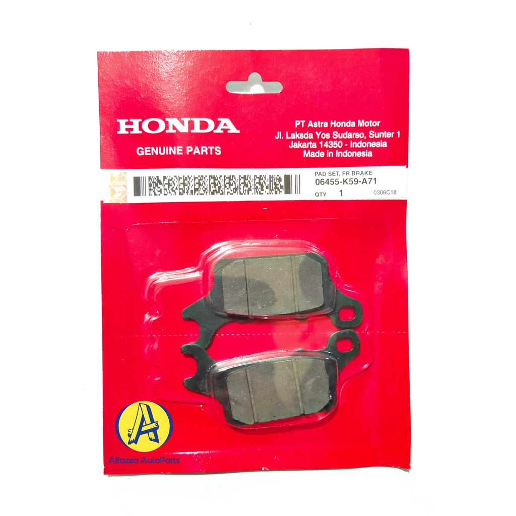 Dispad Vario 150 / Kampas Rem Depan Vario 150 LED / Kampas Depan Vario 150 K59