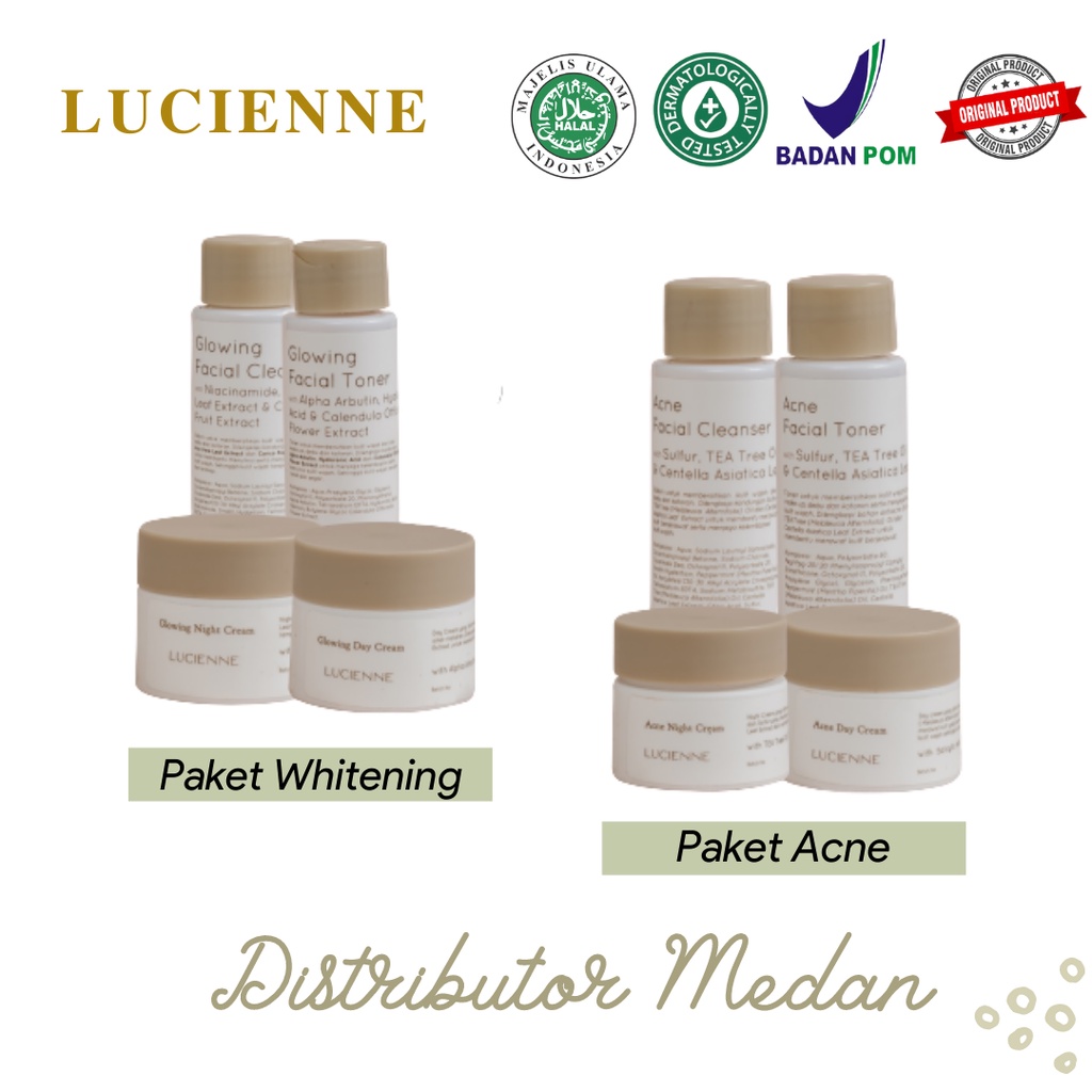 [EXTRA GIFT] BPOM PAKET LUCIENNE WHITENING & ACNE