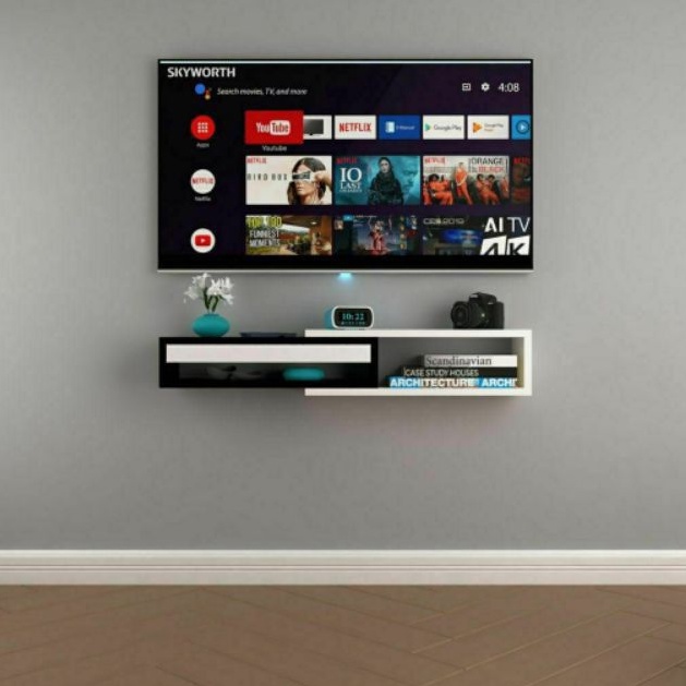 Rak Bunga Susun Besi Kayu Minimalis Dinding Murah Portable Dapur Tv Ps Dvd Tempel Gantung Mewah Rak 