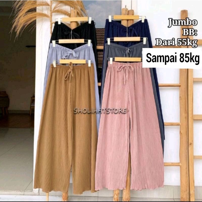 KULOT LIDI PLISKET JUMBO BB MAXIMAL 90KG / CELANA KULOT PLISKET LIDI XXL JUMBO / CELANA WANITA KULOT PLISKET LIDI BIG SIZE / CELANA KULOT PLISKET LIDI JUMBO / KULOT PLISKET LIDI MURAH BERKUALITAS PREMIUM / KULOT PLISKET LIDI PANJANG XXL / SHOLIHATSTORE