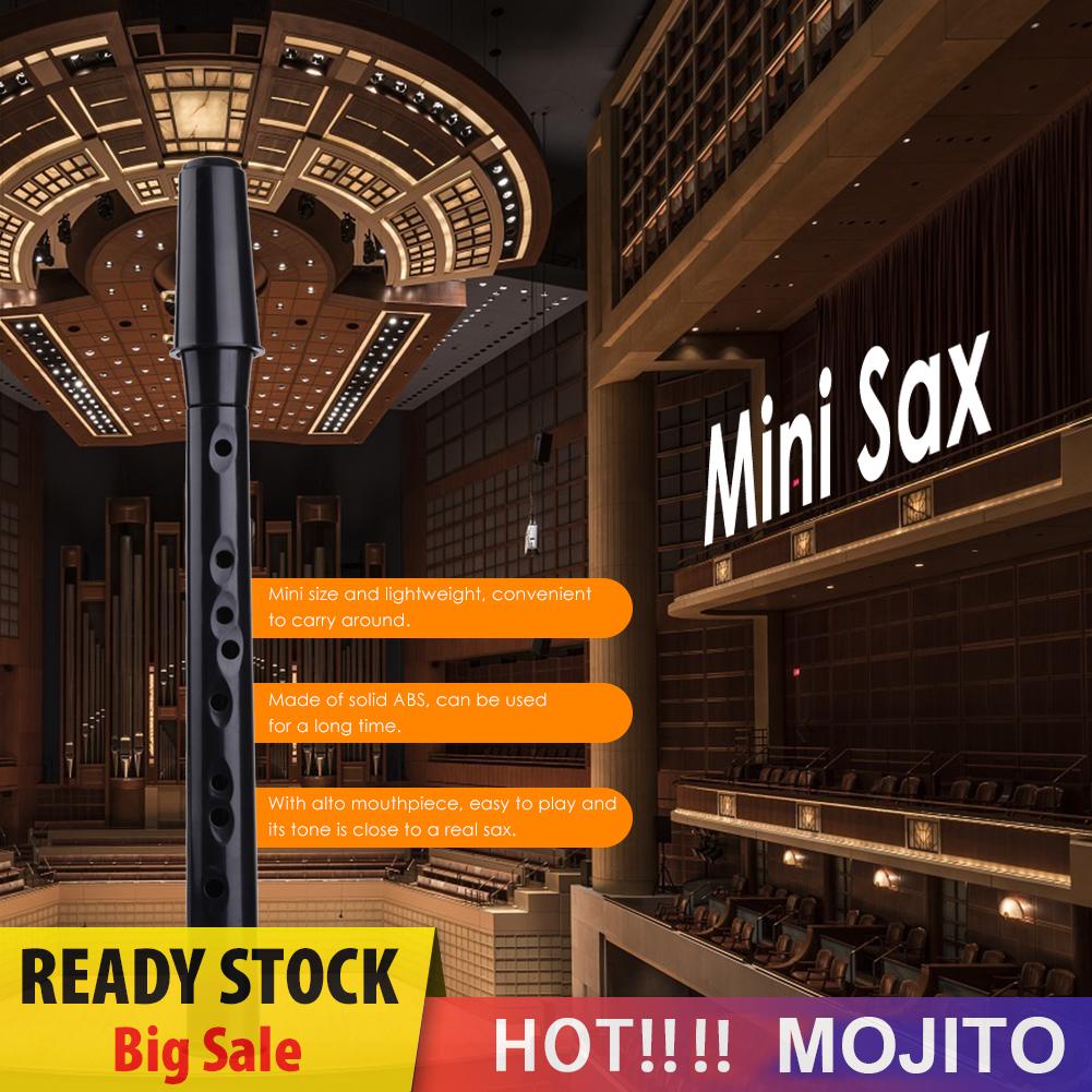 Saxophone Saku Mini 8 Lubang Dengan Alto Mouthpiece Ligature Reeds Jari