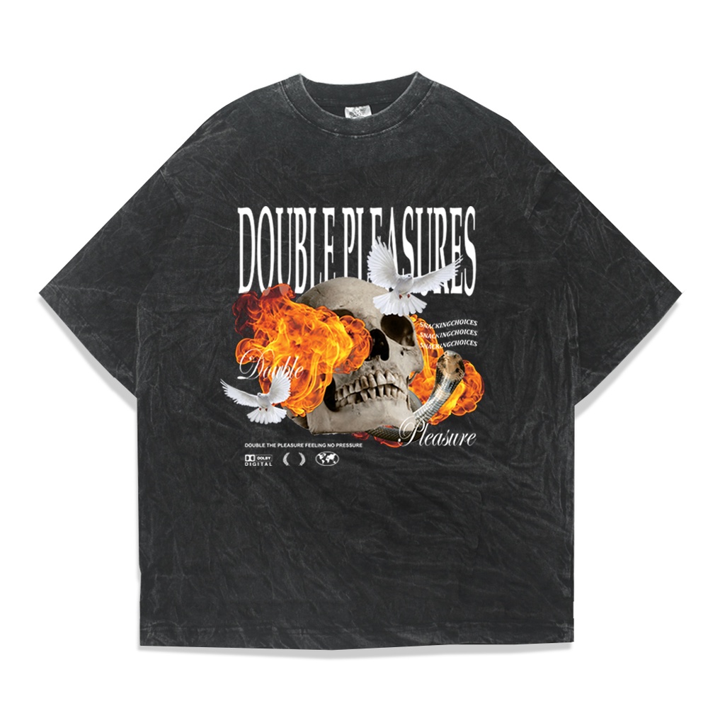 T-shirt Washed | Oversize | Fire Dove | Snackingchoices