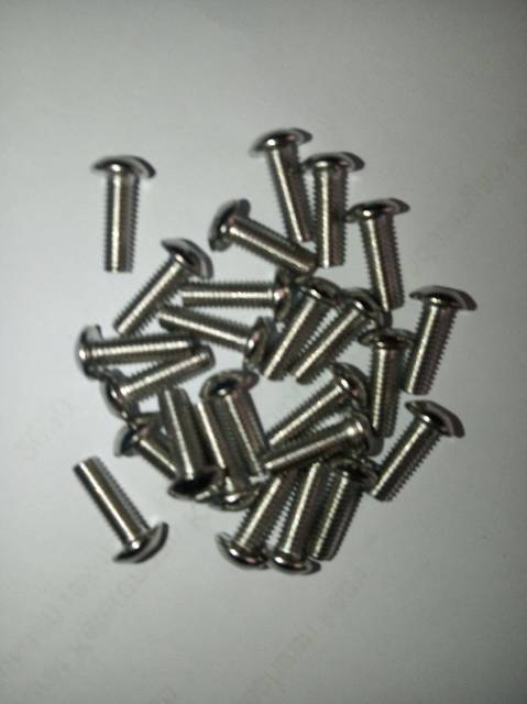 Button L M4 x 12 (1.2cm) stainless 304