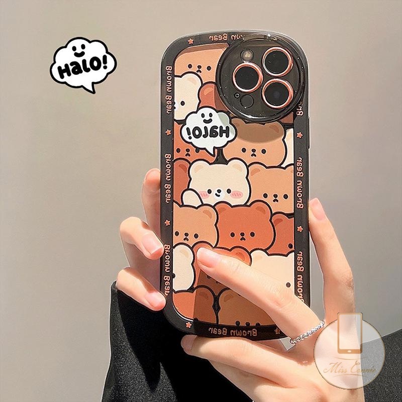 Soft Case TPU Motif Kartun Beruang Untuk Redmi 10 10A 10C 9 9T 9A 9C NFC Note 11 Note 10 10s 10Pro 11Pro + Note 8 9Pro 9s