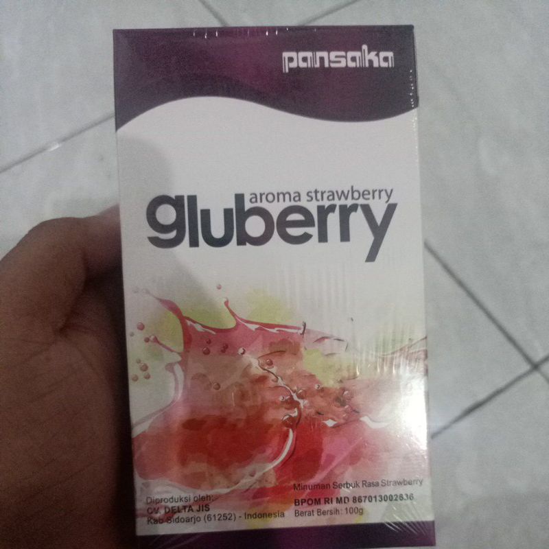 

minuman serbuk rasa gluberry#pansaka