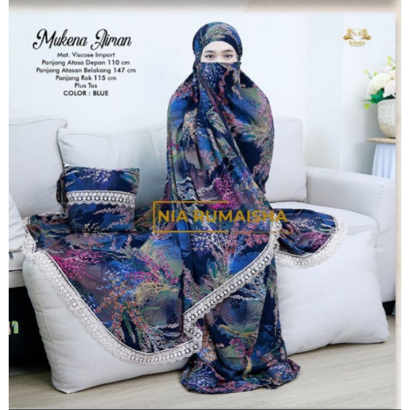 Mukena Aiman Bahan Rayon Twill Good Quality