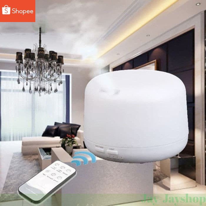 Ultrasonic Aroma Humidifier Diffuser  remote  Colorful LED 300ml