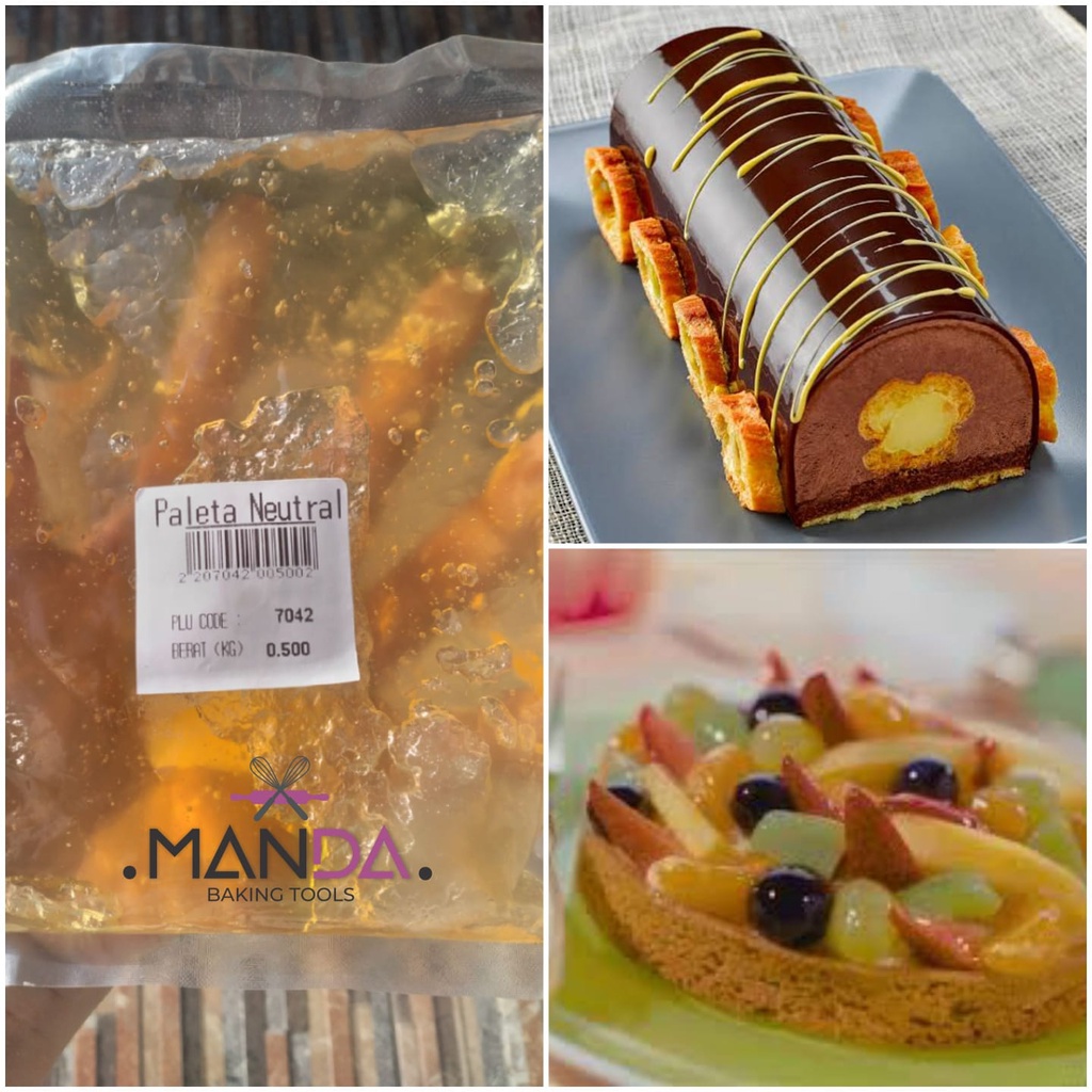 

Paletta Neutral Paleta Apricot pengkilap roti, buah, puding