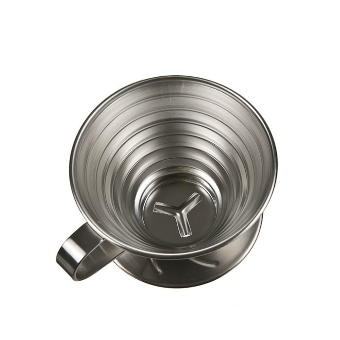 Tiamo - K01 Stainless Steel Coffee Dripper 1-2 Cups (HG5049)-1