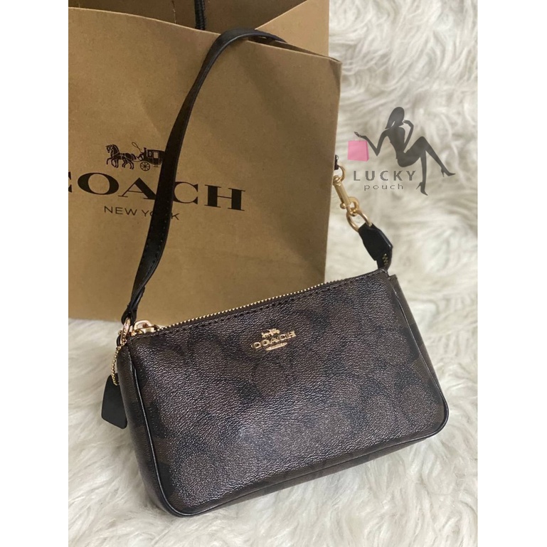 Coach Nolita 19 In Signature Canvas Black Brown