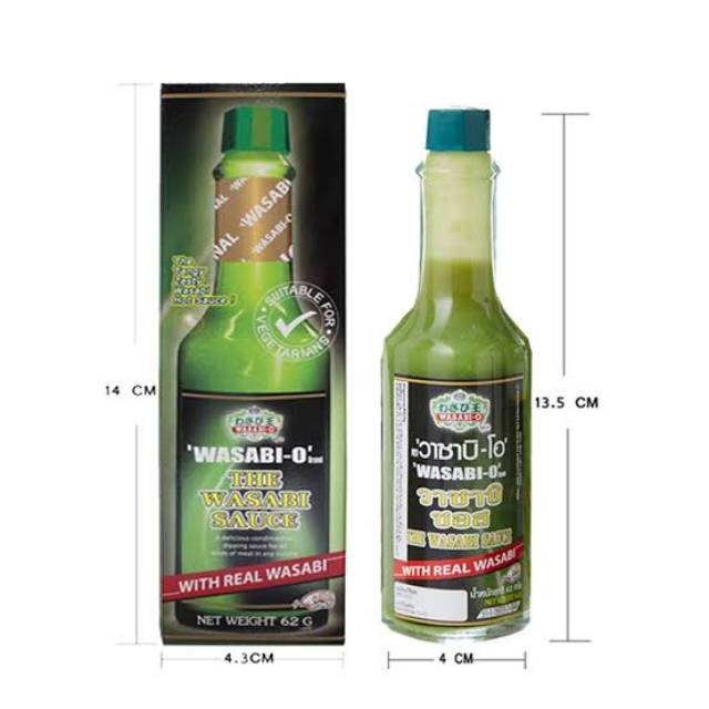 

WASABI-O WASABI SAUCE BTL 62 GR