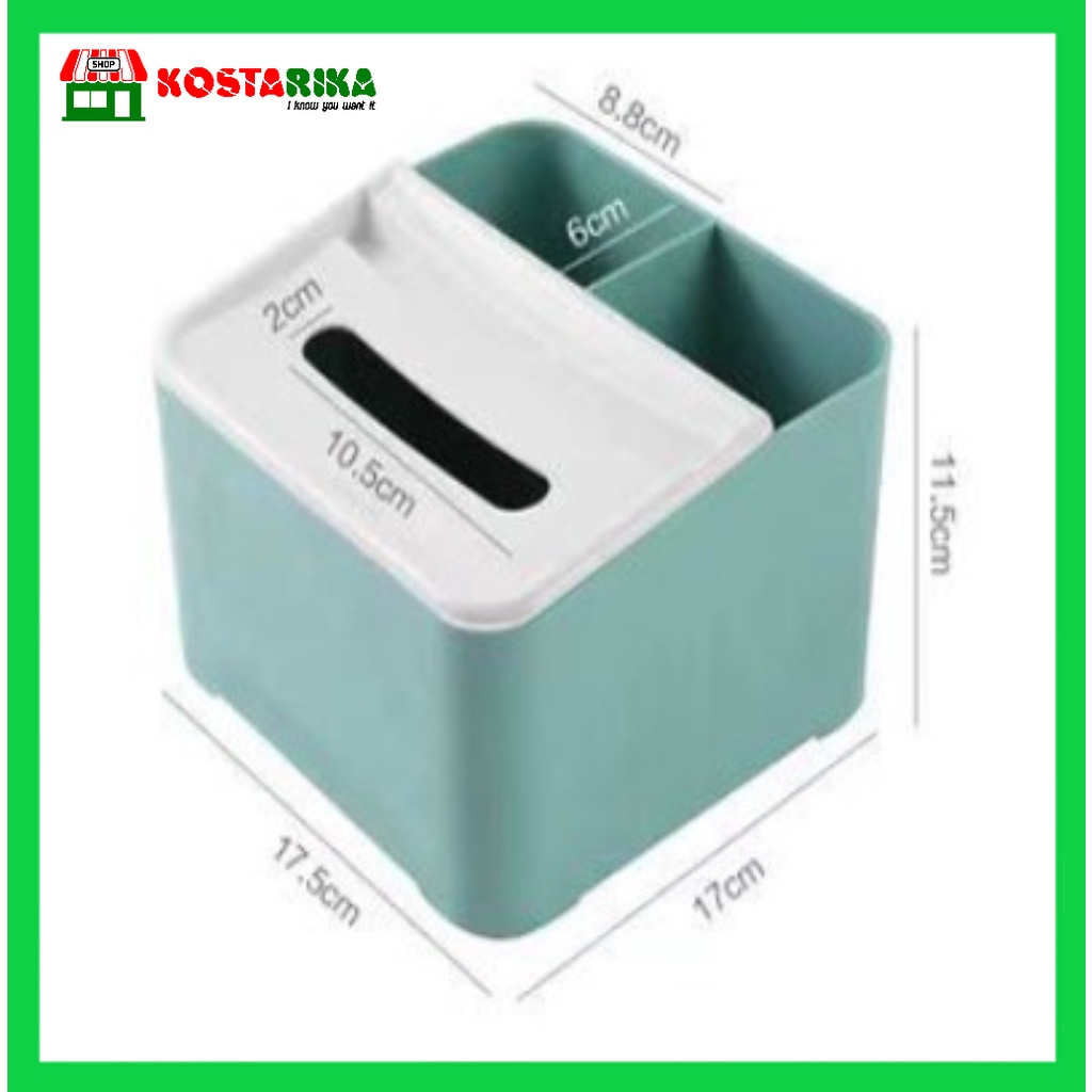 KOSTARIKA Kotak Tissue Box / Kotak Penyimpanan Tissue Box Kotak Tisu Organiser Box Tissue Serbaguna