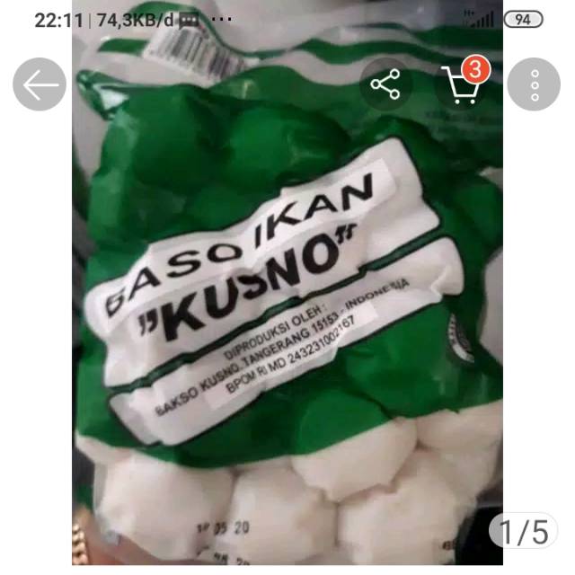 

Baso Ikan Kusno