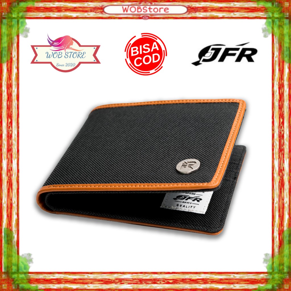 Fashion Dompet Pria Cowok Laki2 laki Bahan Kulit Canvas Asli Original Murah Keren Kekinian Unik JP30