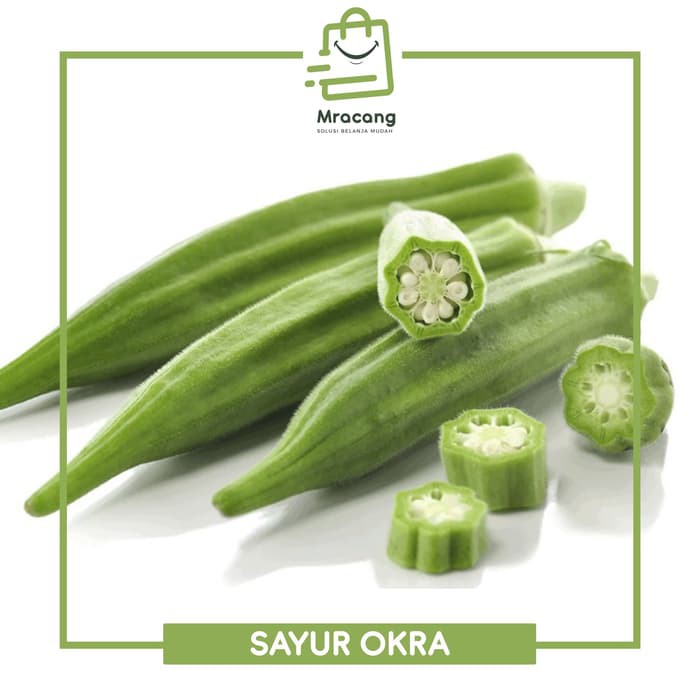 Okra Berat 200gram / Sayuran Segar