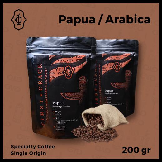 

Biji Kopi Papua (200Gr) - First Crack Specialty Coffee Beans Roasted