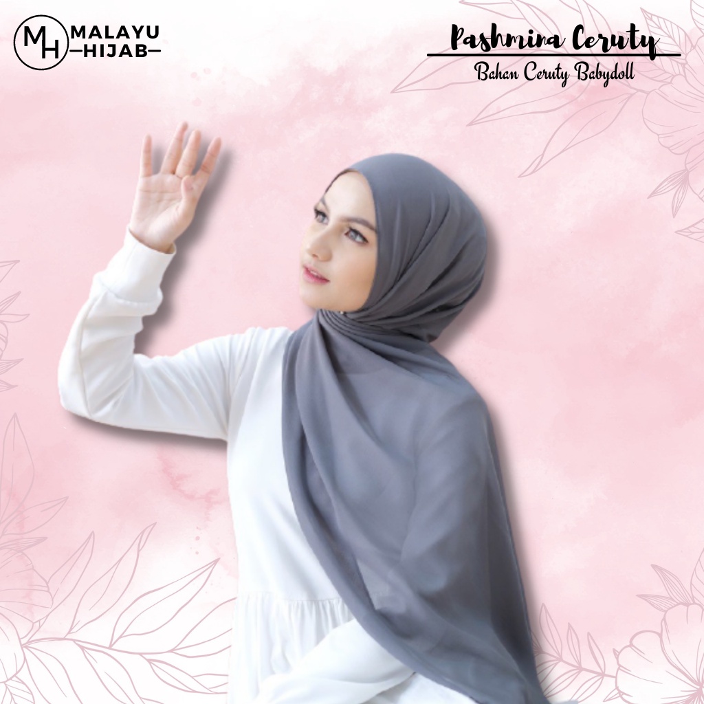 MALAYU HIJAB Kerudung Krudung Hijab Jilbab Pashmina Pasmina Fashion Muslim Wanita Ceruty Ceruti Baby