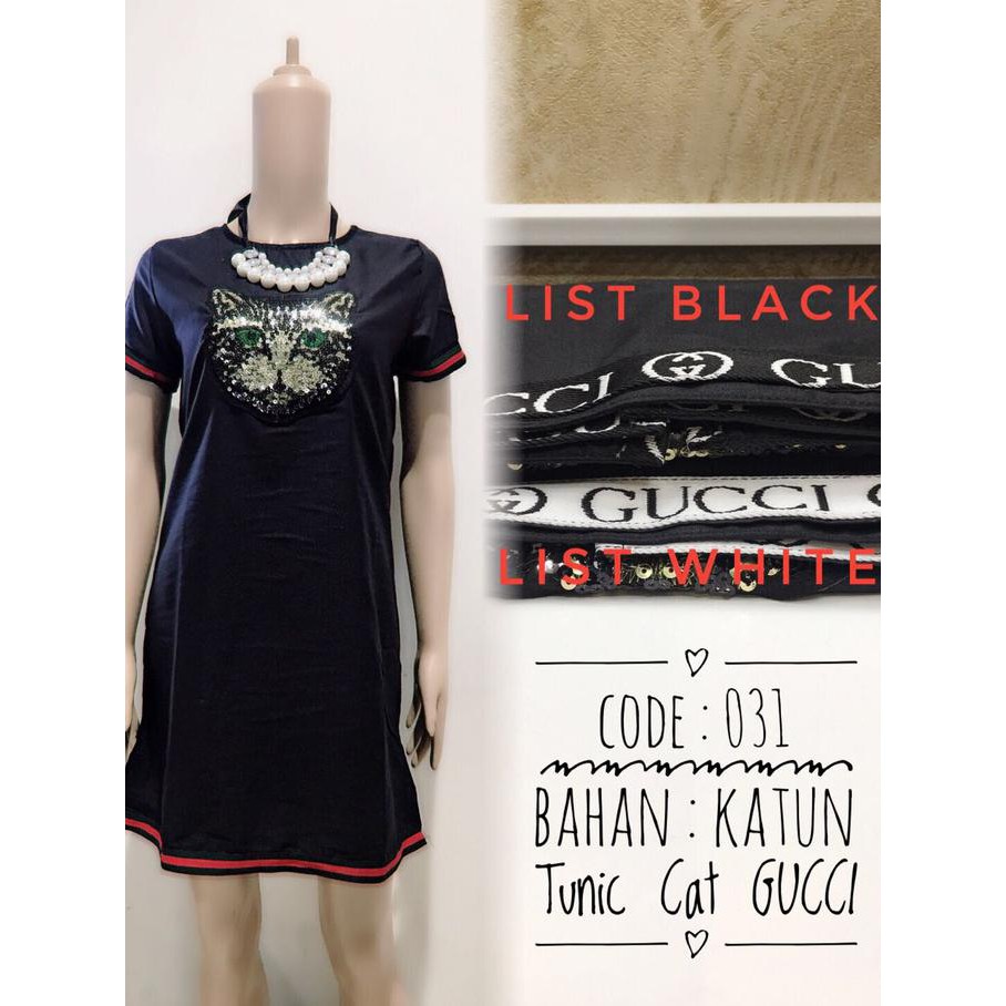 Update Pakaian Fashion Wanita Gucci Keren Import Tunik Murah