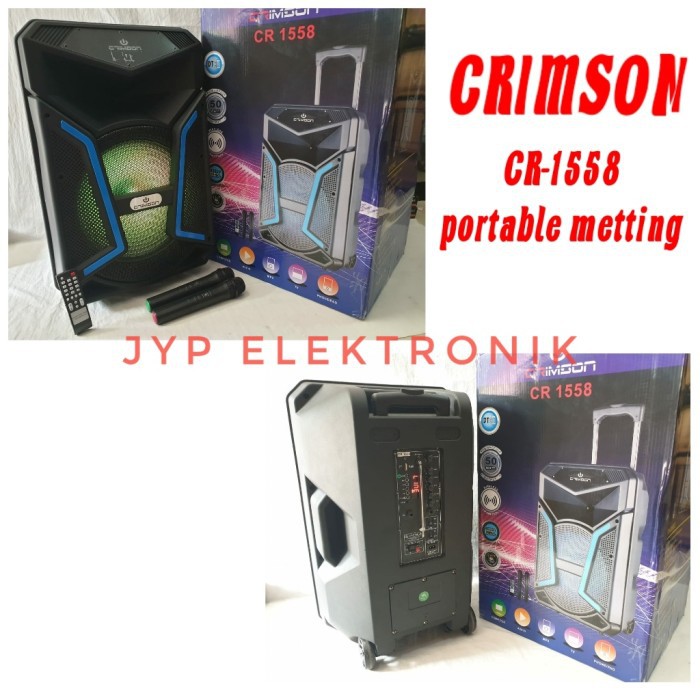 Speaker Meeting Waerles Crimson 15ins CR 1558 (2 Mic handle waerles)