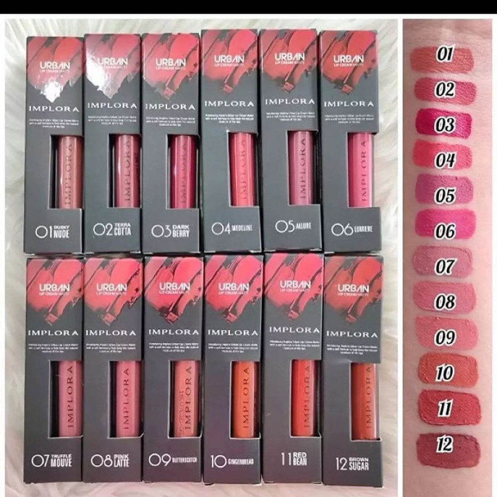 ❄️MATCHA❄️IMPLORA URBAN LIP CREAM MATTE VELVET /IMPLORA LIP CREAM