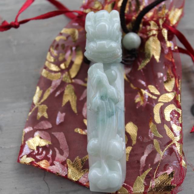 Jade Jadeite Ruyi pendant
