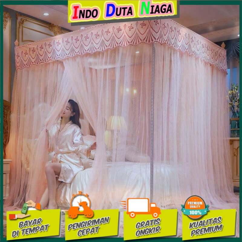 PoRoll Jaring Anti Nyamuk Kasur Tempat Tidur Net 1.8x2m - WZ-2020