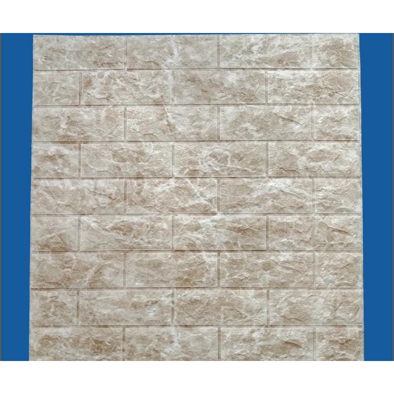 Wallpaper Tembok Dinding 3D Model Batu Bata Putih/Walpaper Tembok Dinding Untuk Mempercantik Ruangan-Marbel Milo Bata