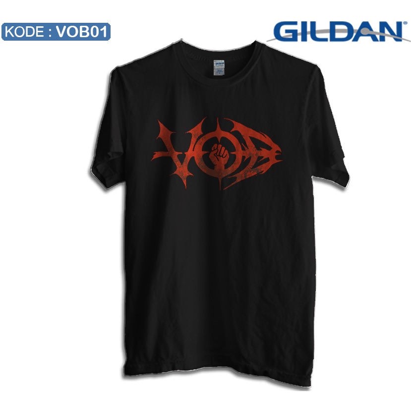 Kaos voice of baceprot band metal original gildan vob1