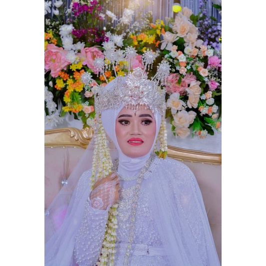 slayer bahu juntai/sayap pundak kebaya/selendang bahu pengantin