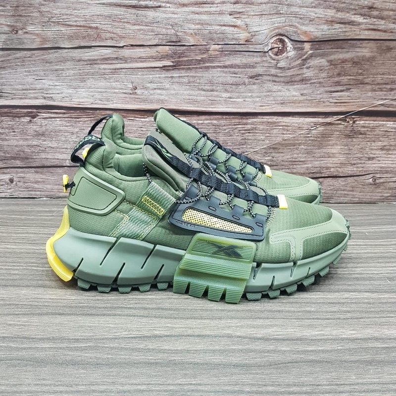 Sepatu Reebok Zig Kinetica Edge Army Green