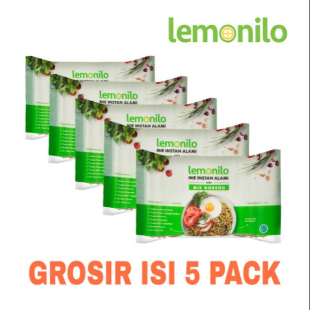 

Lemonilo Mie Goreng GROSIR ISI 5 PACK