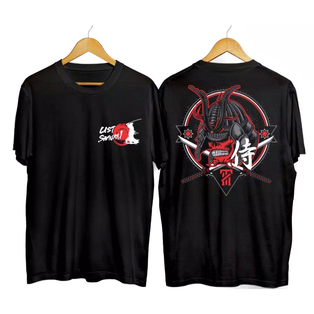 KAOS PRIA/LAST SAMURAI /KAOS HITAM/KAOS SAMURAI