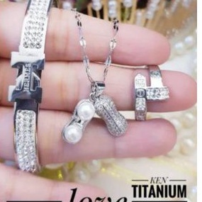 TiTanium set perhiasan wanita H60