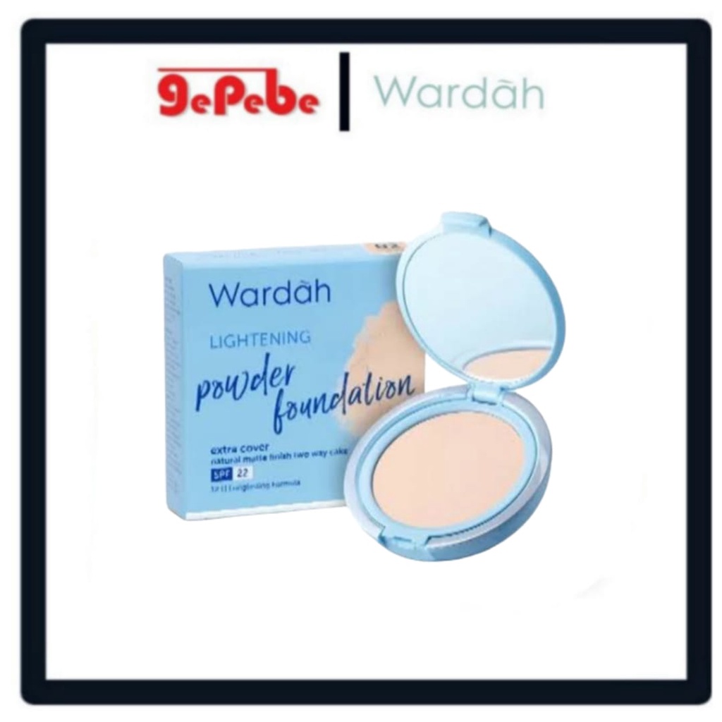 Wardah Lightening Powder Foundation Extra Cover 10gr