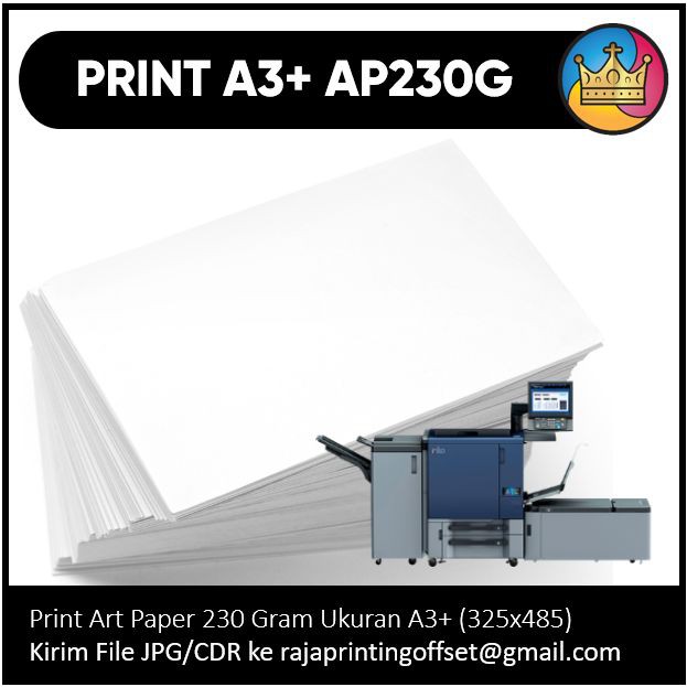 

Promo DIGITAL PRINT A3+ Cetak Kertas Art Paper Carton AP 230 Gram terbaik