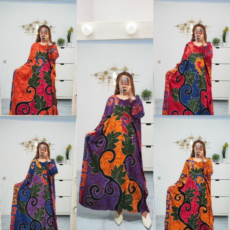 GUDANG DASTER KAFTAN LOWO KALONG PREMIUM JUMBO BUSUI PEKALONGAN