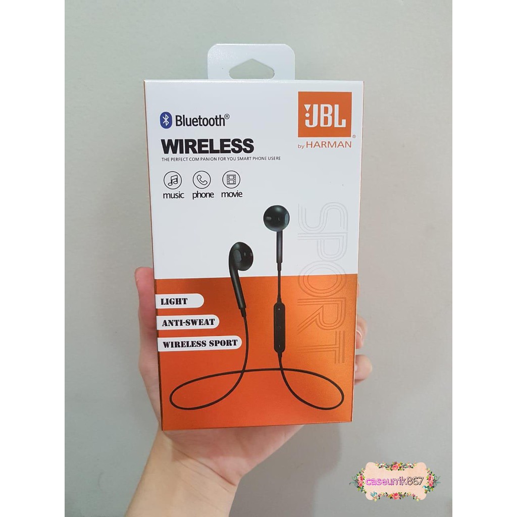 S6 Headset Headsfree Hf bluetooh tali sport super bAss wireless earphone CS2230