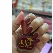 Tuffah Nail Henna Ori// Tuffah Henna Maroon