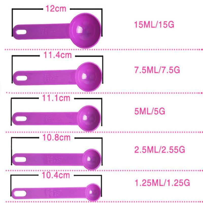 Mall Sendok Takar Ukur Cup Measuring Spoon 5 PCS - S301