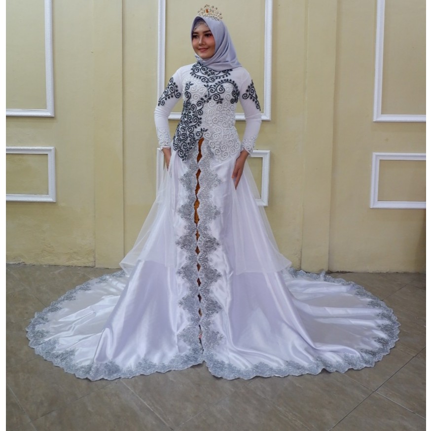 MURAH BANGET KEBAYA PENGANTIN MODERN EKOR KEBAYA RESEPSI ...