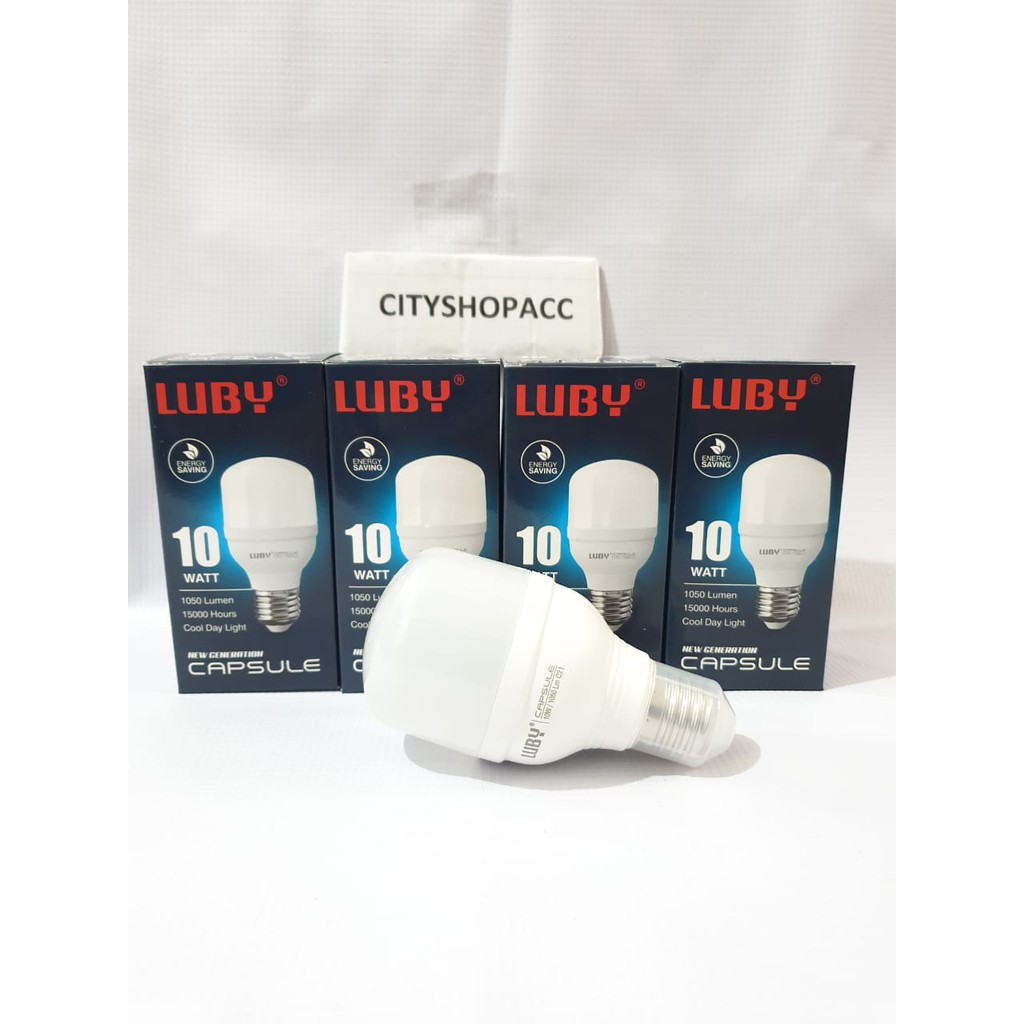 Lampu LED Luby Capsule 10 Watt 10W Cahaya Putih